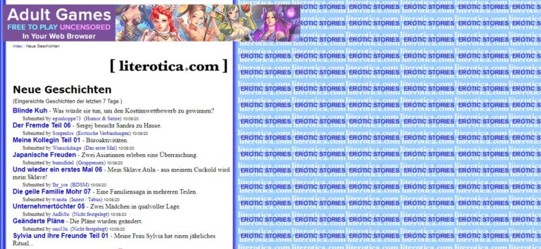 Literotica Sexgeschichten