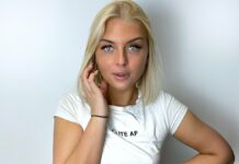 Lia Engel live vor der Sexcam